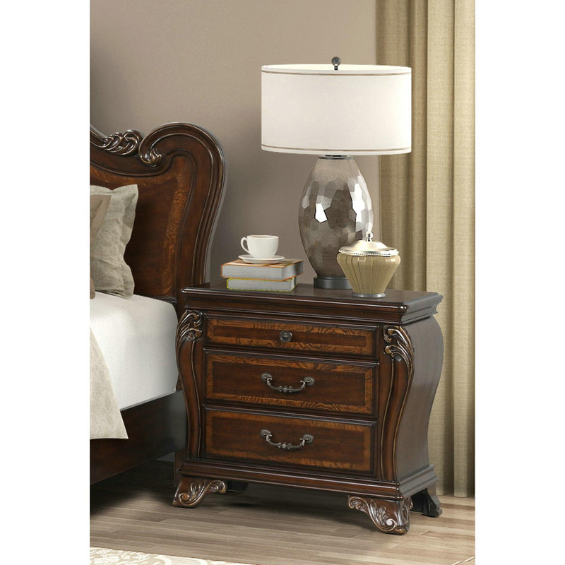 New Classic Furniture Montecito 3-Drawer Nightstand B7624-040 IMAGE 2