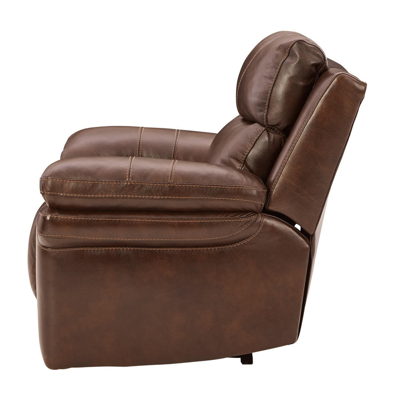 Signature Design by Ashley Edmar Power Leather Match Recliner U6480513 IMAGE 4