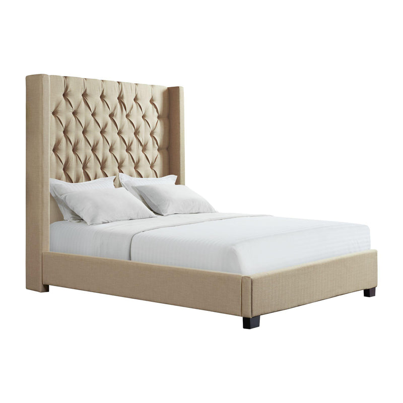 Elements International Morrow Queen Upholstered Platform Bed UMW082QB IMAGE 2