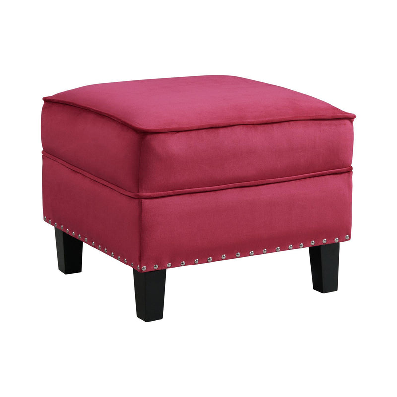 Elements International Tiffany Fabric Ottoman UTF287000E IMAGE 2