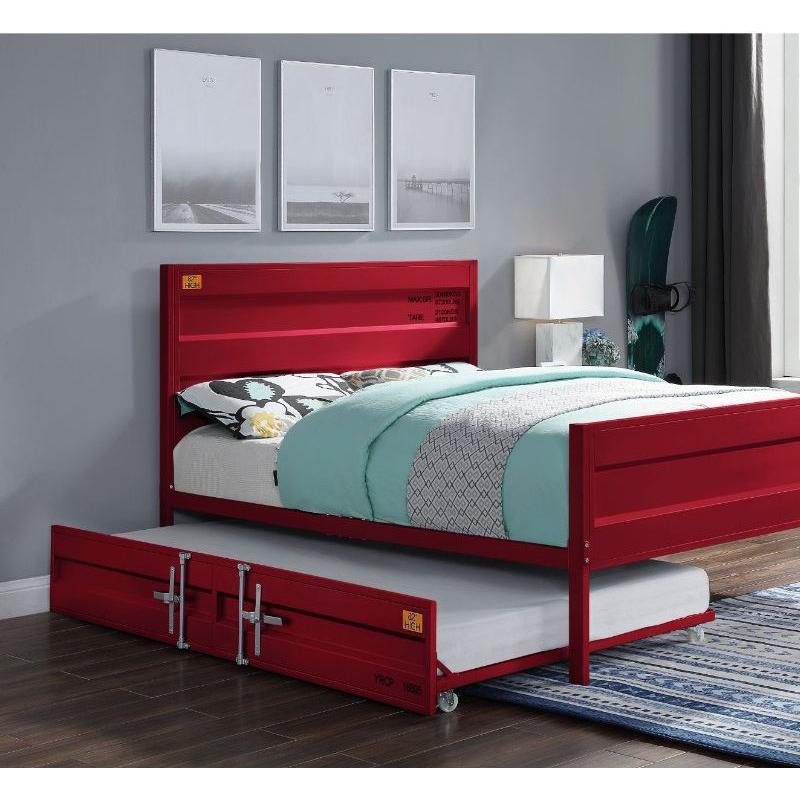 Acme Furniture Cargo 37912 Twin Trundle - Red IMAGE 1