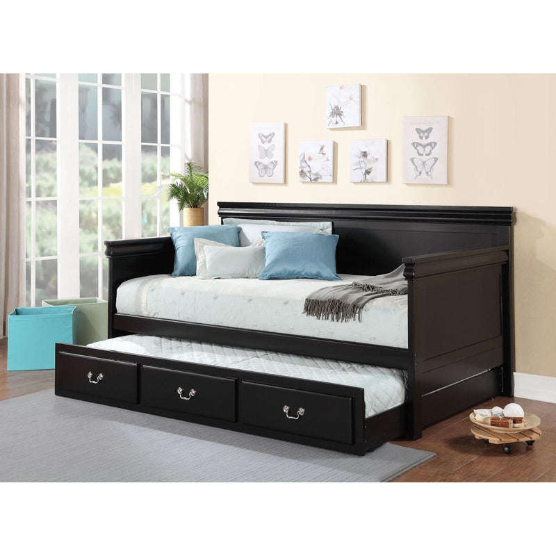 Acme Furniture Bailee 39097 Trundle Bed - Black IMAGE 2