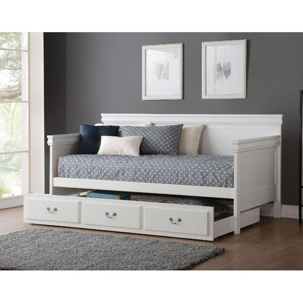 Acme Furniture Bailee 39102 Trundle Bed - White IMAGE 1