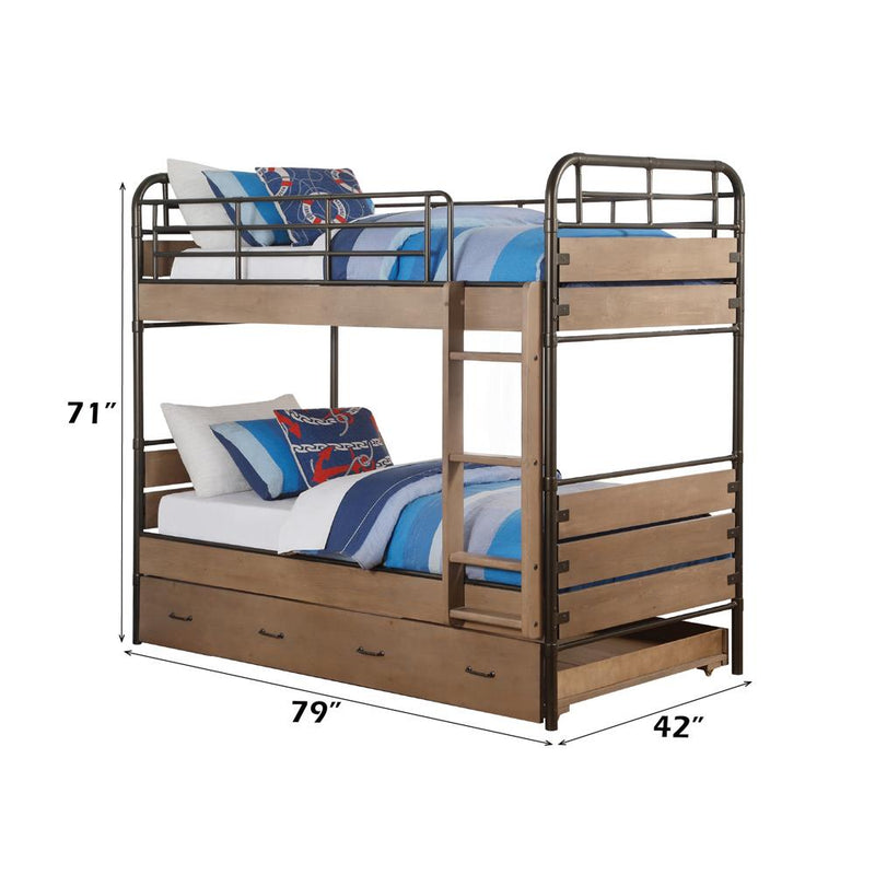 Acme Furniture Adams 37760 Twin/Twin Bunk Bed with Trundle IMAGE 6