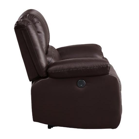 Acme Furniture Zuriel Power Fabric Recliner 52284 IMAGE 4