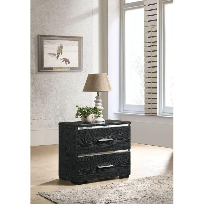 Acme Furniture Laleh 2-Drawer Nightstand 97052 IMAGE 2