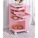 Acme Furniture Nariah 97218 Storage Cart - Pink IMAGE 1