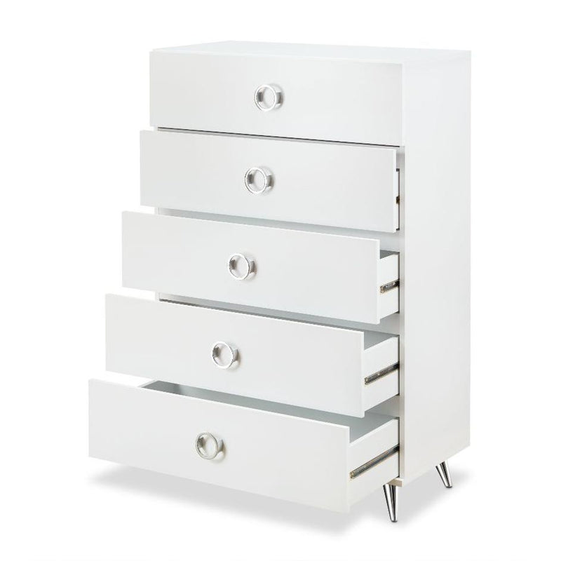 Acme Furniture Elms 97370 Chest - White IMAGE 2