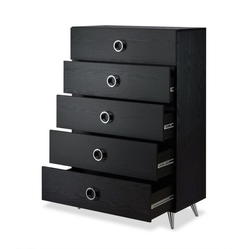 Acme Furniture Elms 97374 Chest - Black IMAGE 2