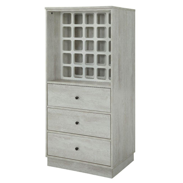 Acme Furniture Wiesta 97544 Wine Cabinet - White IMAGE 1