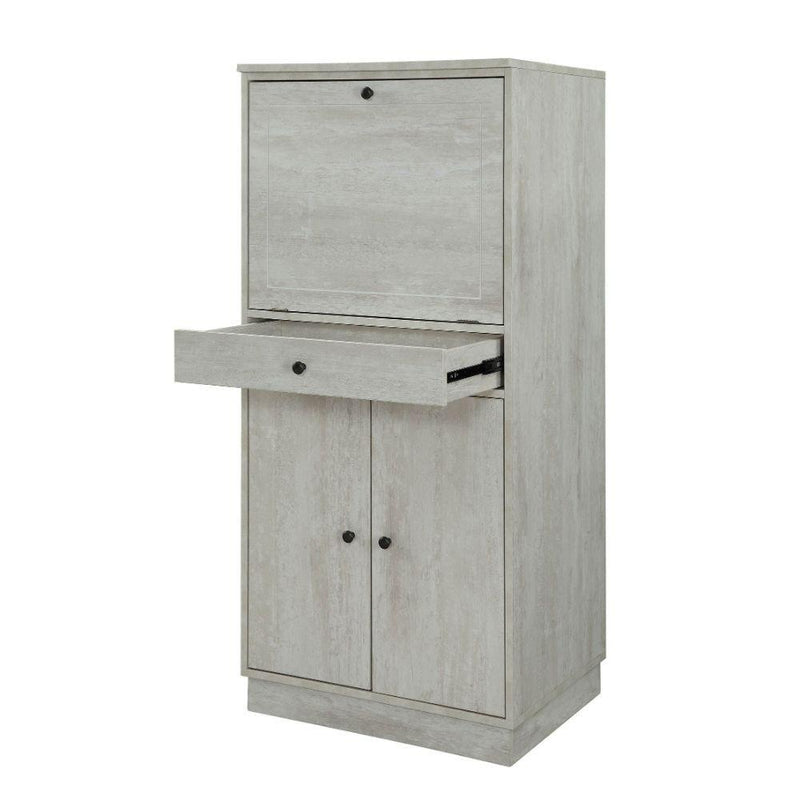 Acme Furniture Wiesta 97545 Wine Cabinet - White IMAGE 2