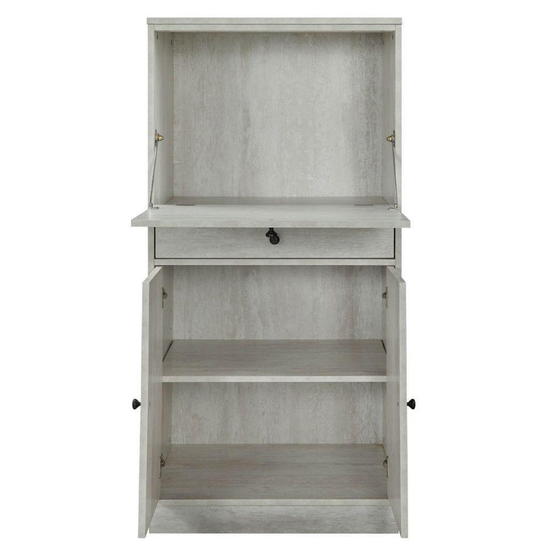 Acme Furniture Wiesta 97545 Wine Cabinet - White IMAGE 4