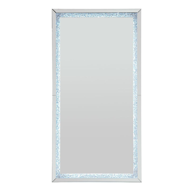 Acme Furniture Noralie 97600 Floor Mirror IMAGE 3