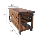 Acme Furniture Kaif 98184 Kitchen Cart IMAGE 9