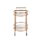 Acme Furniture Lakelyn 98192 Serving Cart - Rose Gold IMAGE 2