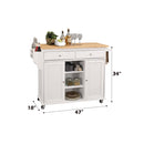 Acme Furniture Tullarick 98305 Kitchen Cart IMAGE 3