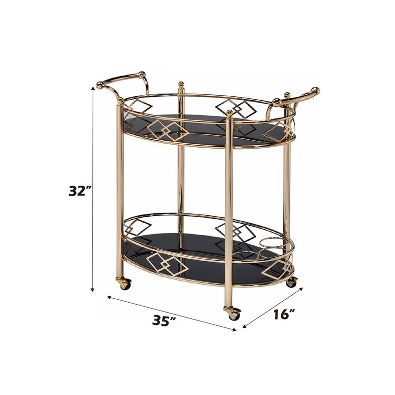Acme Furniture Ottesen 98351 Serving Cart IMAGE 3
