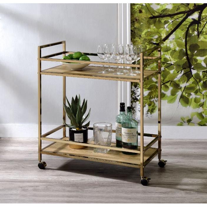 Acme Furniture Barb 98218 Serving Cart IMAGE 3