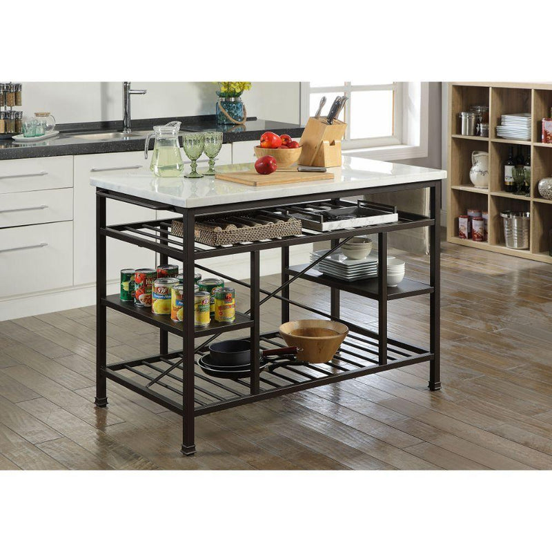 Acme Furniture Lanzo 98400 Kitchen Island IMAGE 5