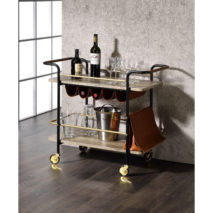 Acme Furniture Naude 98417 Serving Cart IMAGE 3