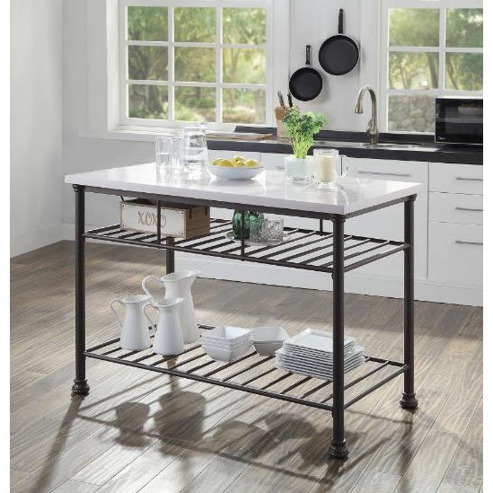 Acme Furniture Freyja 98941 Kitchen Island IMAGE 3