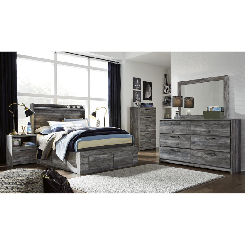 Signature Design by Ashley Baystorm B221B25 Full Panel Bed with 4 Storage Drawers IMAGE 3