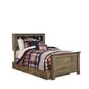  Signature Design by Ashley Trinell B446B22 Twin Bookcase Bed with 1 Large Storage Drawer IMAGE 1