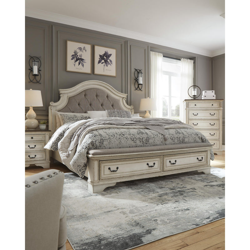 Signature Design by Ashley Realyn King Upholstered Platform Bed B743-58/B743-56S/B743-197 IMAGE 7