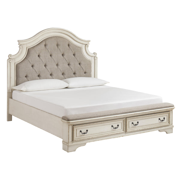 Signature Design by Ashley Realyn California King Upholstered Platform Bed B743-58/B743-56S/B743-194 IMAGE 1