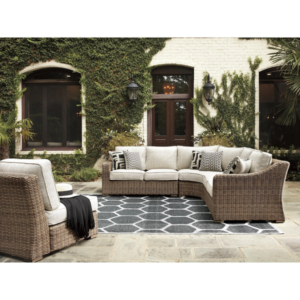 Signature Design by Ashley Beachcroft P791P8 5 pc Outdoor Seating Set IMAGE 1