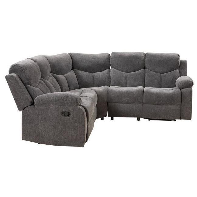 Acme Furniture Kalen Reclining Fabric 5 pc Sectional 54135 IMAGE 3