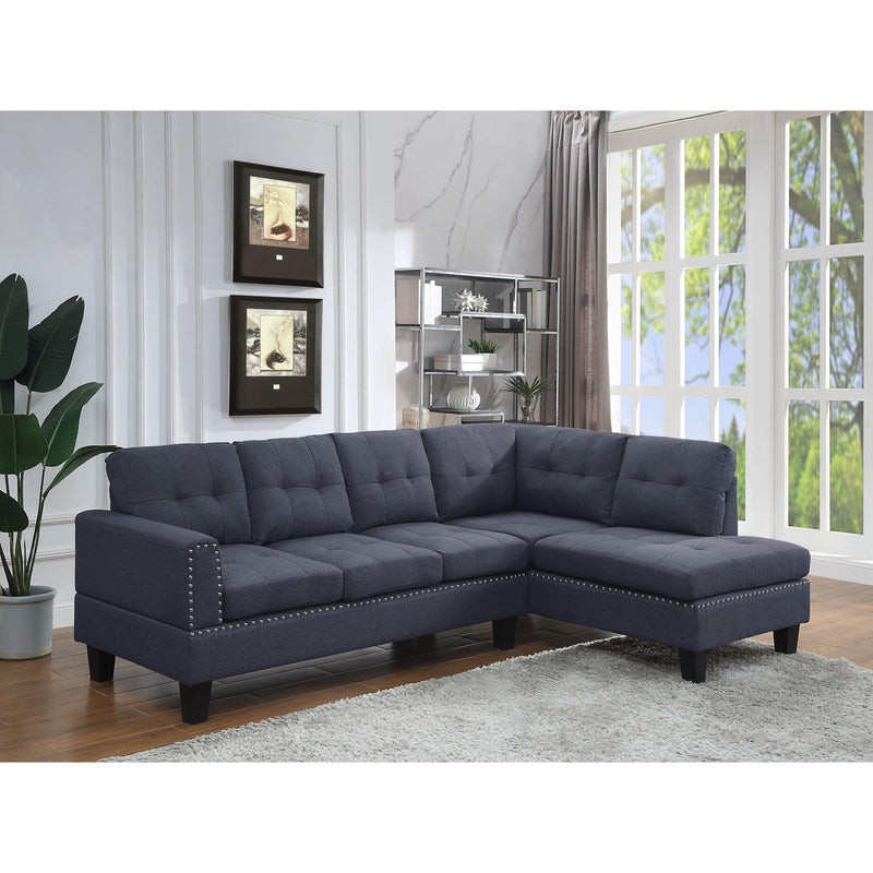 Acme Furniture Jeimmur Fabric 2 pc Sectional 56475 IMAGE 6