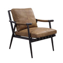 Acme Furniture Anzan Stationary Leather Look Accent Chair 59949 IMAGE 8