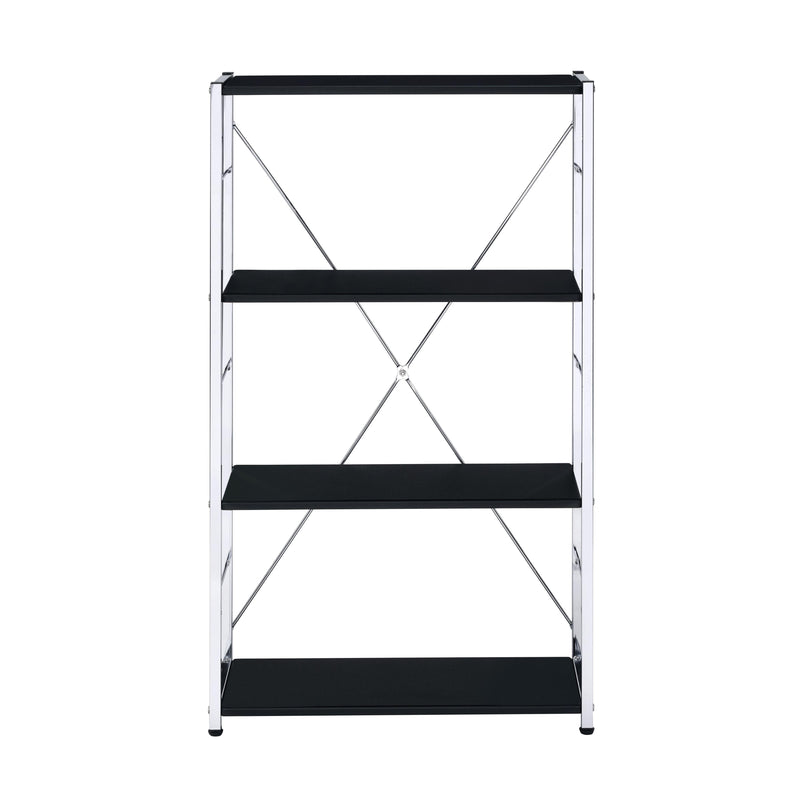 Acme Furniture Tennos 93197 Bookshelf - Black IMAGE 2