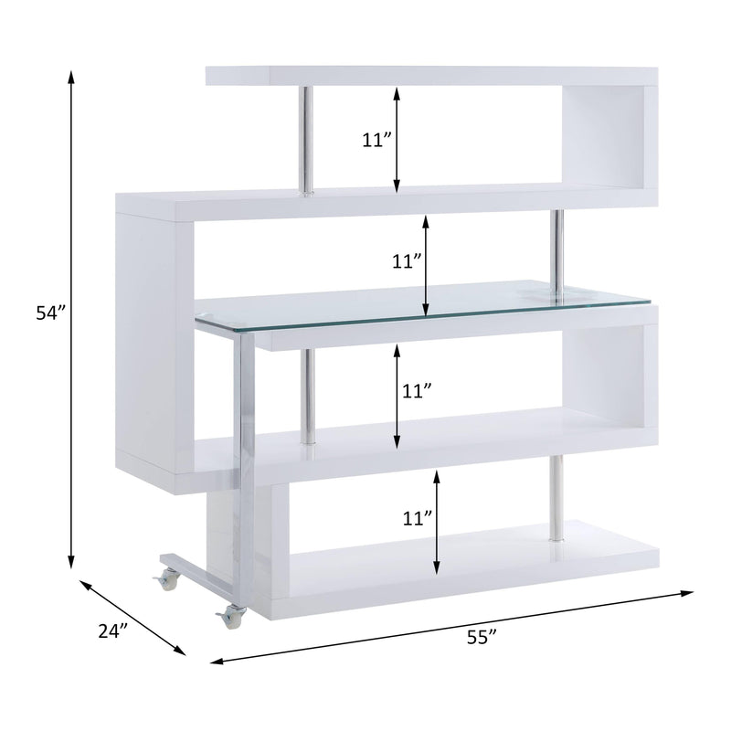 Acme Furniture Buck II 93179 Writing Desk with Bookshelf IMAGE 9