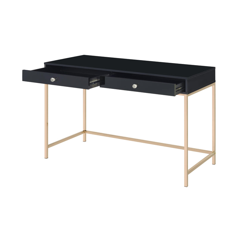 Acme Furniture Ottey 93540 Writing Desk - Black IMAGE 6