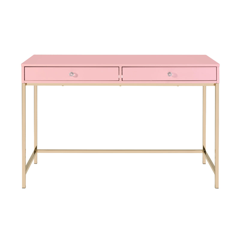 Acme Furniture Ottey 93545 Writing Desk - Pink IMAGE 2