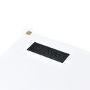 Acme Furniture Midriaks OF00020 Writing Desk - White & Gold Finish IMAGE 5