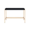 Acme Furniture Midriaks OF00021 Writing Desk - Black & Gold Finish IMAGE 3