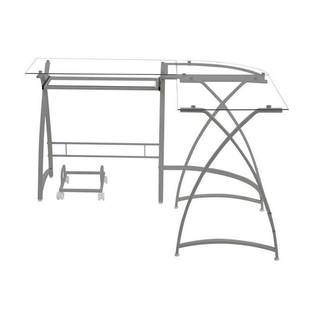 Acme Furniture Dazenus OF00041 Desk - Silver IMAGE 2