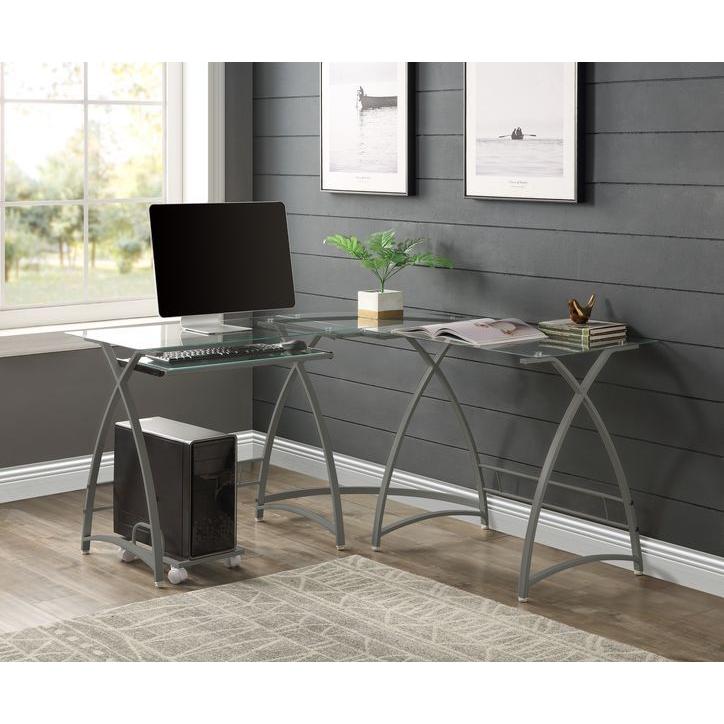 Acme Furniture Dazenus OF00041 Desk - Silver IMAGE 5