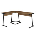 Acme Furniture Dazenus OF00044 Desk - Natural & Black IMAGE 2