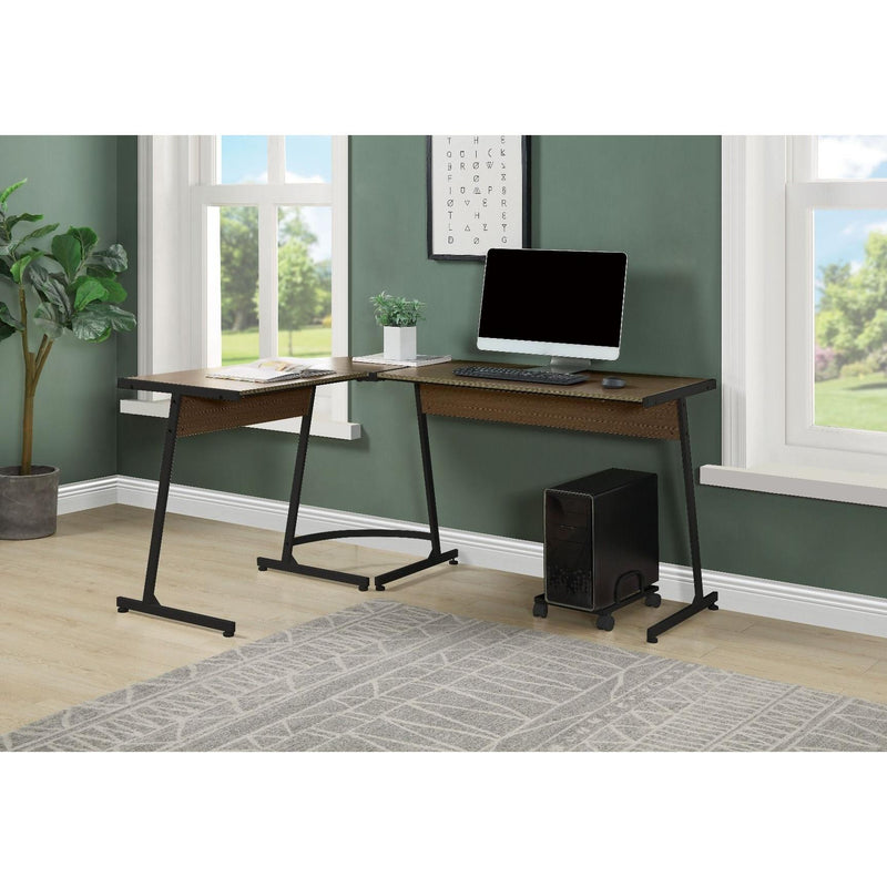 Acme Furniture Dazenus OF00044 Desk - Natural & Black IMAGE 3