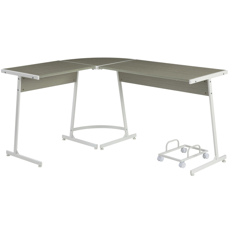 Acme Furniture Dazenus OF00045 Desk - Grey & White IMAGE 1