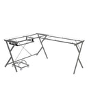 Acme Furniture Dazenus OF00047 Desk - Silver IMAGE 2