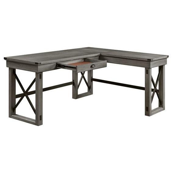 Acme Furniture Talmar OF00054 Writing Desk - Grey IMAGE 2