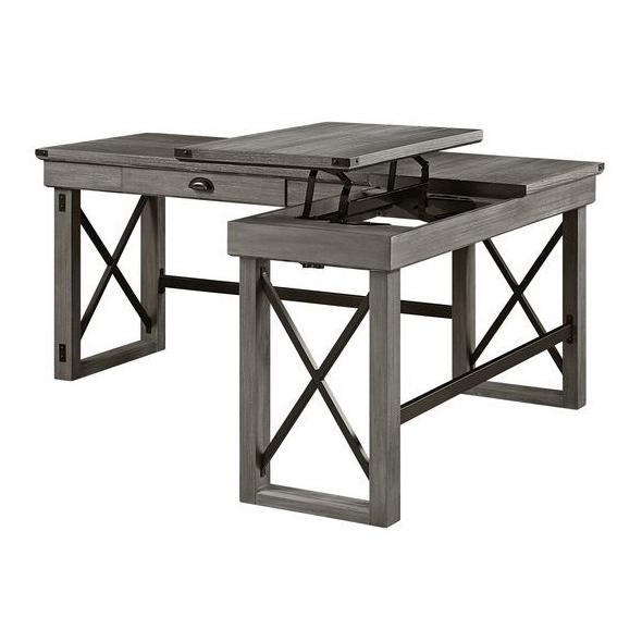 Acme Furniture Talmar OF00054 Writing Desk - Grey IMAGE 4