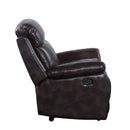 Acme Furniture Perfiel Reclining Leather Sofa LV00066 IMAGE 4