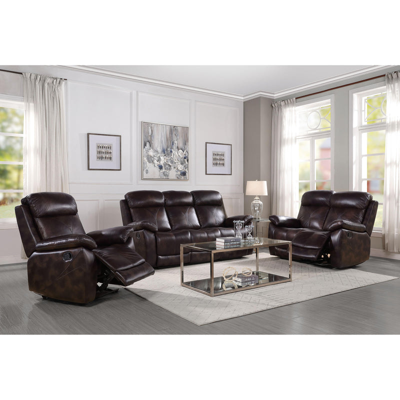 Acme Furniture Perfiel Reclining Leather Sofa LV00066 IMAGE 8