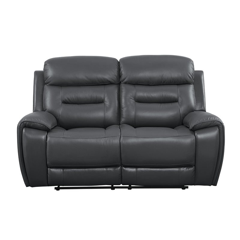 Acme Furniture Lamruil Reclining Leather Loveseat LV00073 IMAGE 1